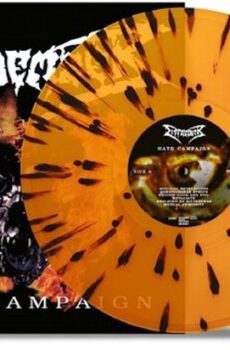 Dismember - Hate Campaign (Transparent Orange With Black Splatter Vinyl)