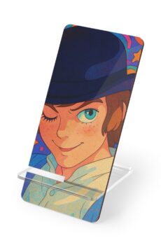 A Clockwork Orange AI Artistic Smartphone Display Stand - Colorful Character Design