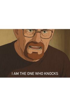 Inspirational Outdoor Rug - 'I Am The One Who Knocks' Design