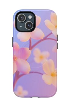 Floral Tough Magnetic Phone Case - Stylish Protection for Your Device