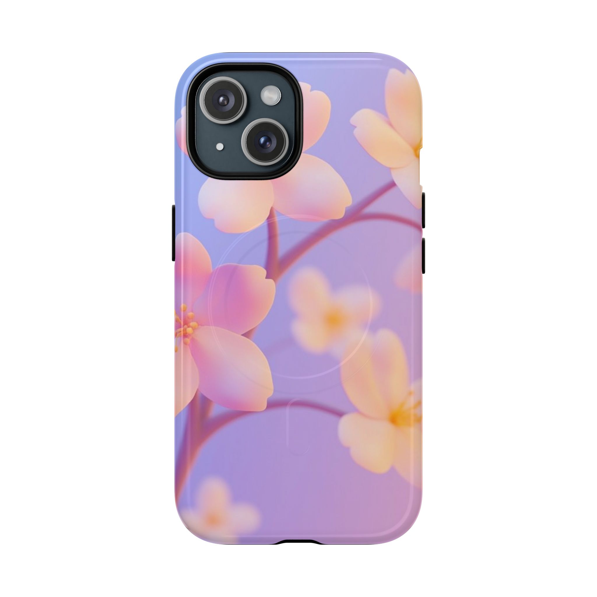 Floral Tough Magnetic Phone Case - Stylish Protection for Your Device