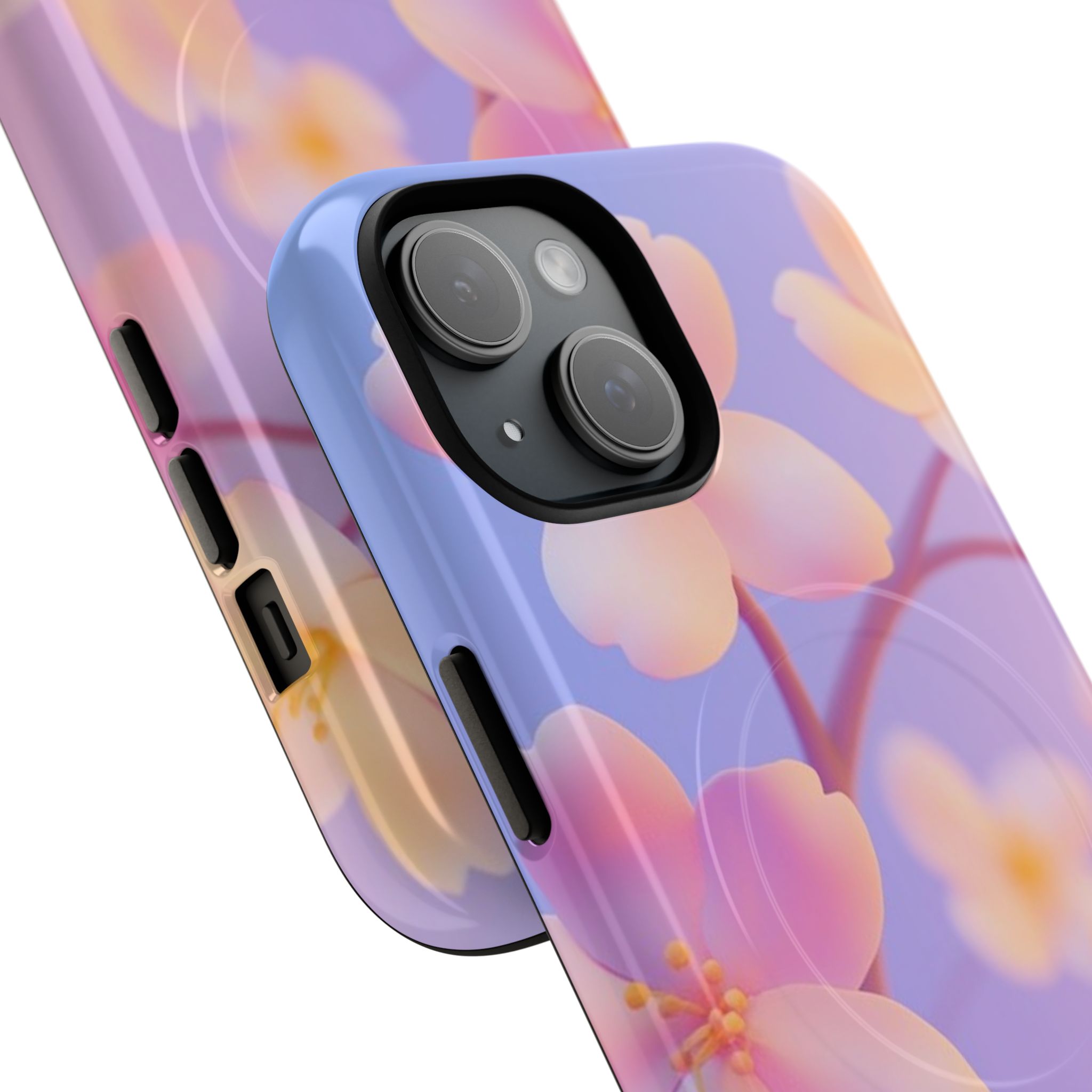 Floral Tough Magnetic Phone Case - Stylish Protection for Your Device - Afbeelding 2