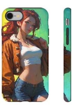 RadiantRiser Vibrant Phone Case, Tough Cases for Teens, Stylish Phone Cover, Unique Gift for Her, Trendy Phone Accessory, Customizable Design