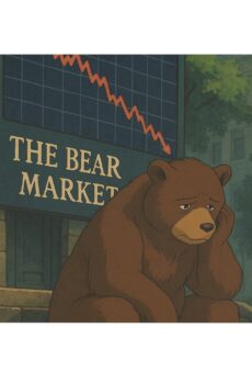 Whimsical Bear Market Mouse Pad – Trendy Desk Accessory for Investors