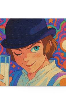 A Clockwork Orange AI Colorful Retro Vibe Puzzle - 120, 252, 500-Piece
